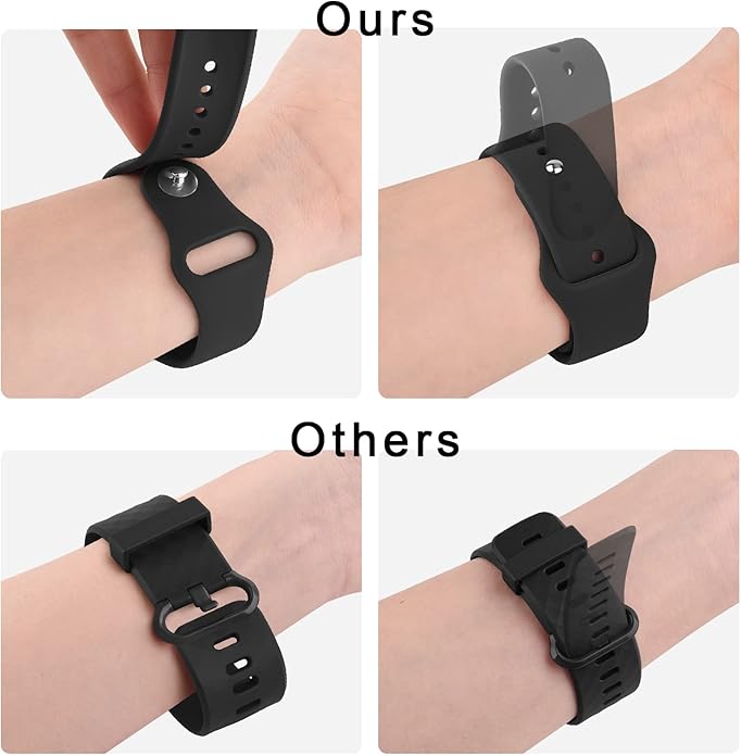 Amzpas Silicone Band for Coros PACE 2/ APEX 42mm/ APEX 2, 20mm Quick-Release Replacement Wristband Sport Strap for Men Women