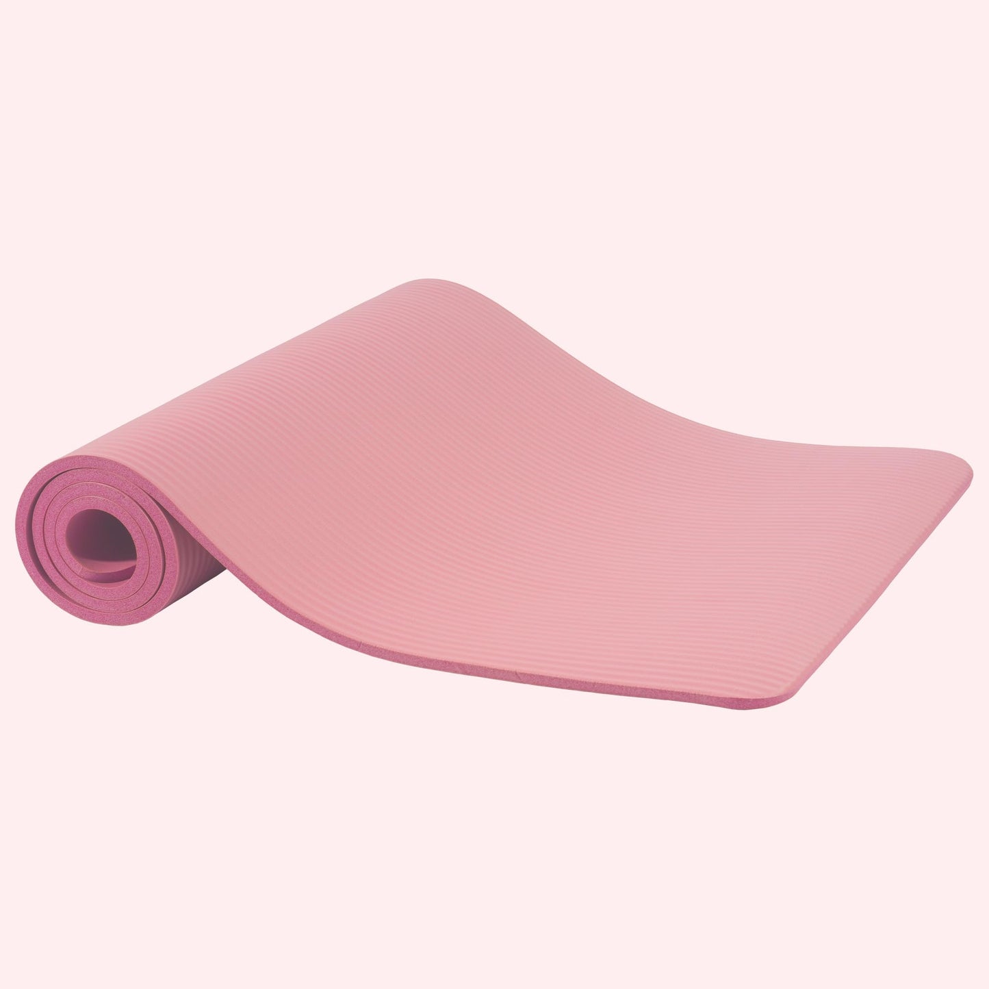 Fitvids 1/2-inch Thick High Density Exercise Yoga Mat with Carrying Strap
