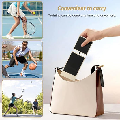 Ankle Balance Board Foot Strengthener, Single Foot Balance Board with 1 pair Ankle-protectors for Relieving Sprained Ankle/Stability Training/Posture Corrector