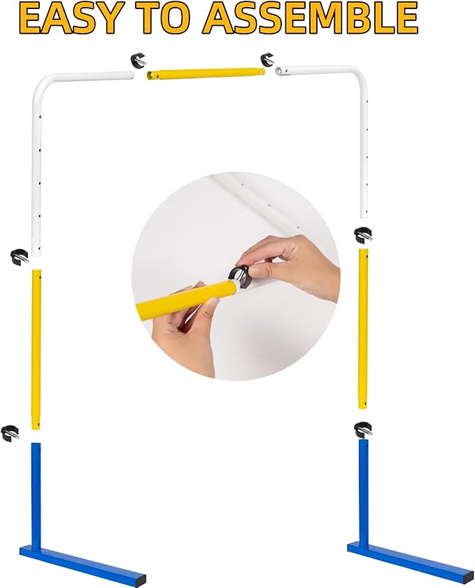 Adjustable Height Hurdles Track and Field,Detachable Agility Speed Jumping Training Equipment for Kids,Youth and Adults,Indoor & Outdoor Use（1 Pack）