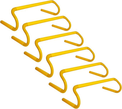 6 Pack Agility Speed Training Hurdles- 6" Detachable Agility Training Hurdles- Sports Practice Equipment for Athletes, Soccer, Basketball