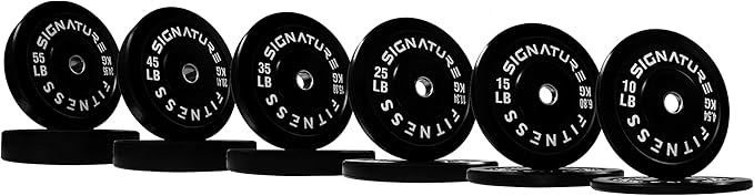 Olympic Bumper Plates Set, 2" Weight Plates for Strength Training & Weightlifting, Paris or Set or Set with Barbell, Multiple Options