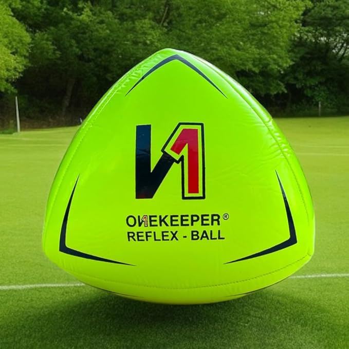 Soccer Reflex & Reaction Ball - White, Orange, Blue, Pink, and Fluo Yellow, Agility and Coordination Training for Kids and Juniors (Pump Not Included)