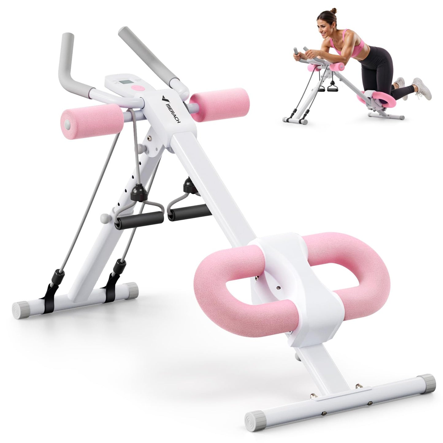 MERACH Ab Machine, Ab Workout Equipment, Adjustable Ab Trainer Machine