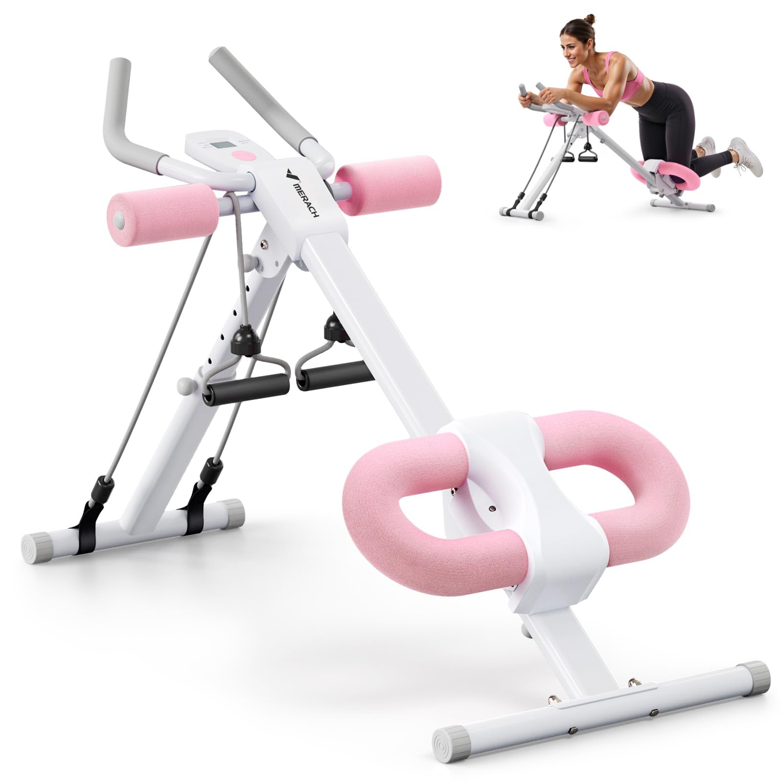 MERACH Ab Machine, Ab Workout Equipment, Adjustable Ab Trainer Machine
