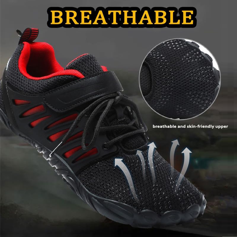 MIFAWA Barefoot Shoes Men Wide Toe Box Zero Drop Water Shoes Men for Gym Workout Minimalist