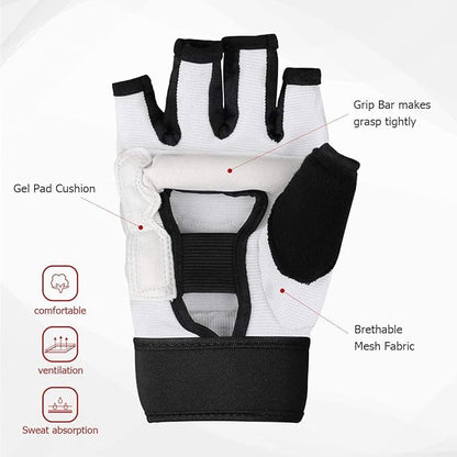 Punch Bag Training Gloves, LangRay MMA Grappling Gloves for Sparring Martial Arts Boxing Training for Adults and Kids