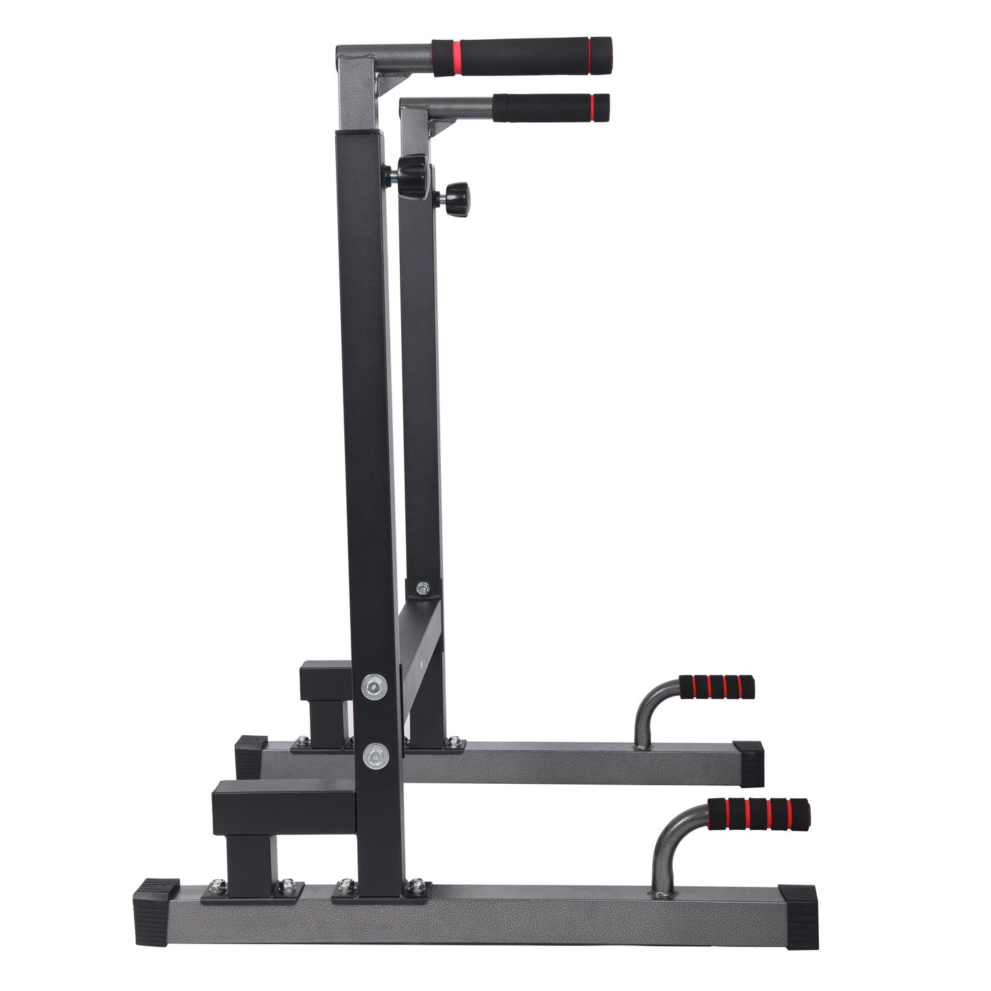BalanceFrom Steel Frame Dip Station with Adjustable Height, 500 lb Capacity