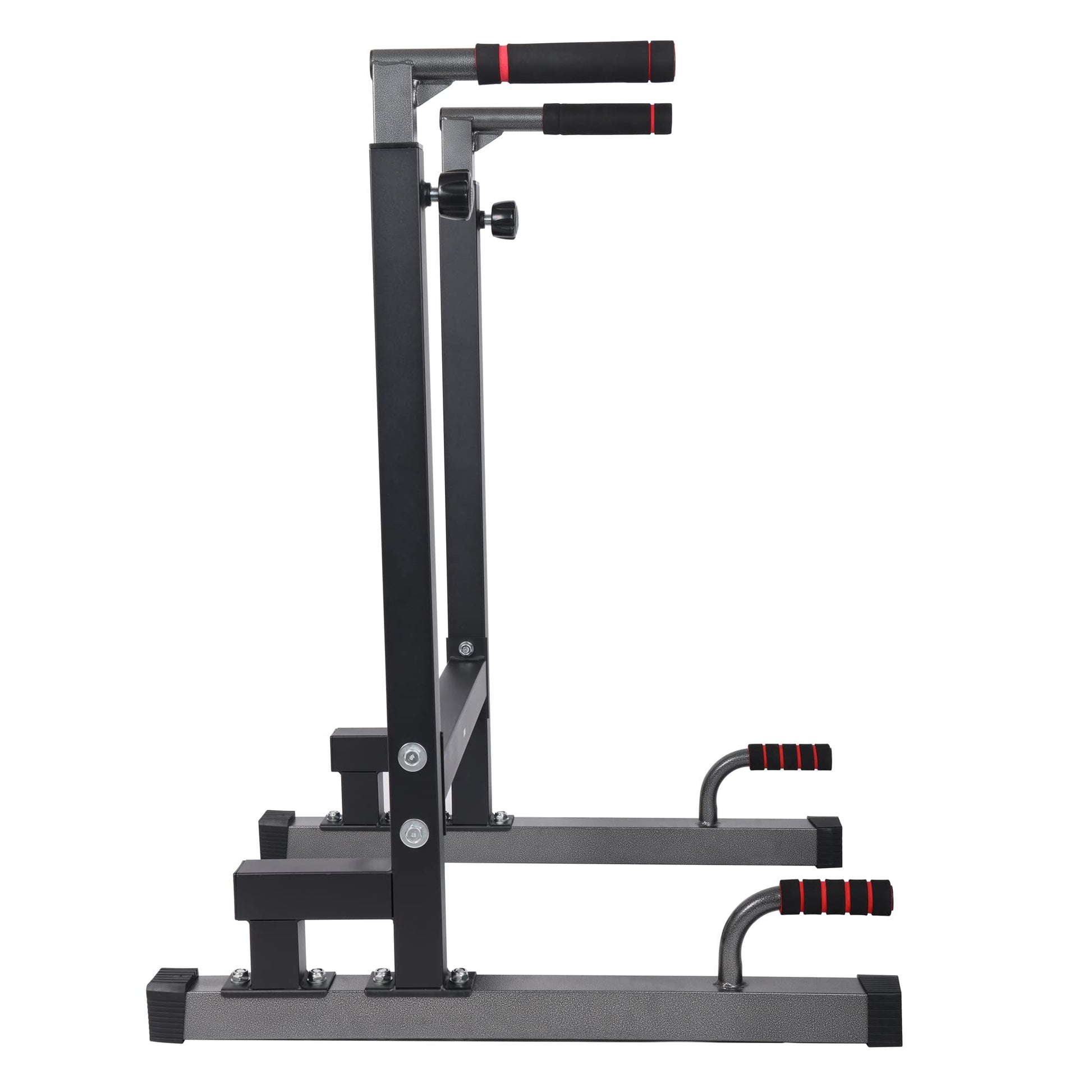 BalanceFrom Steel Frame Dip Station with Adjustable Height, 500 lb Capacity