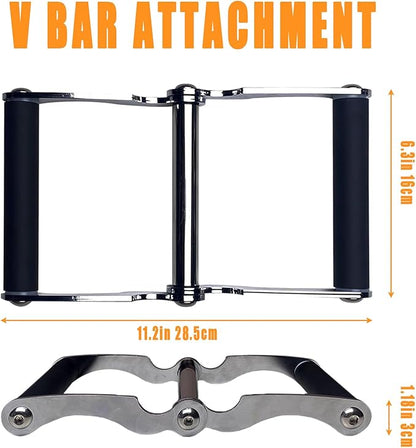 Viking Press Landmine Handle for 2-Inch Barbell, Hack Squat T-Bar Row Attachment Strength Training Accessories, Shoulder Press Landmine Attachment Equipment