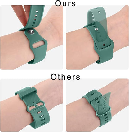 Amzpas Silicone Band for Coros PACE 2/ APEX 42mm/ APEX 2, 20mm Quick-Release Replacement Wristband Sport Strap for Men Women