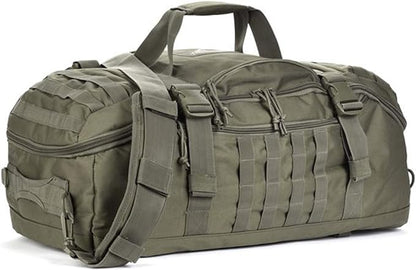 Gym Bag Duffle Bags Backpack - Travel Weekender Bag for Men Women Workout Bag for Military,Sports,Overnight,Basketball,Tactical,Football,Waterproof & Tear Resistant