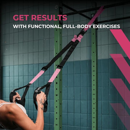 THYSOL® Resistance Trainer Pro Xtreme Straps Army | Sling Trainer Set with Adjustable Door Anchor | Fitness Home Workouts - Suitable for Travelling & for Training Indoor & Outdoor