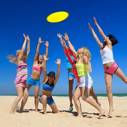 Foldable Flying Disc or Fan Folding Pocket Discs Set Folding Flying Beach Party Favors for Teens Summer Outdoor Activity Flying Fan for Birthday Party Halloween Christmas