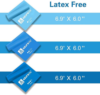 Resistance Bands,Professional Long Non-Latex Elastic Stretch Bands,Exercise Bands for Physical Therapy, Yoga, Pilates, Rehab, at-Home or The Gym Workouts, Strength Training