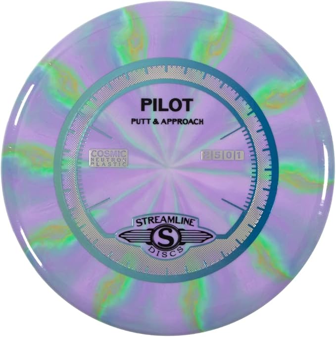 Streamline Discs Cosmic Neutron Pilot Disc Golf Putter (Colors May Vary)