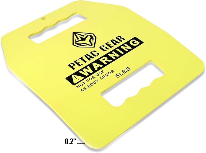 PETAC GEAR Tactical Weights Plates For Weighted Vest For Men Workout,5/10/15/20 LBS Weight Strength Training Vests Equipment Workout Gear