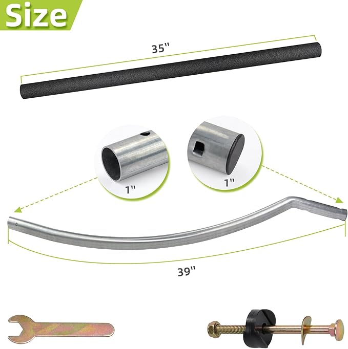Trampoline Poles Replacement for Skywalker Or Jumpzylla,Galvanized Trampoline Enclosure Pole for Skywalker or Jumpzylla,Replace Parts#4201 4202 4135 OR for Jumpzylla 8ft 10ft&12ft 14ft