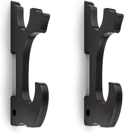 Sword Holder Wall Mount 2-Tier Hook Katana Holder Adjustable Display Hanger for Samurai Sword Tanto Rapier light saber Cosplay Blade Tanjirou Demon Slayer Weapon Rack