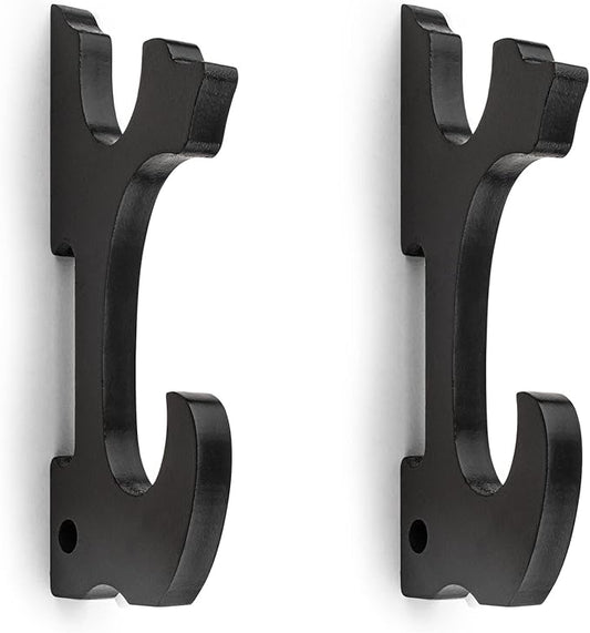 Sword Holder Wall Mount 2-Tier Hook Katana Holder Adjustable Display Hanger for Samurai Sword Tanto Rapier light saber Cosplay Blade Tanjirou Demon Slayer Weapon Rack