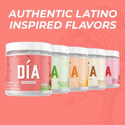 Primeval Labs Dia Hydration Electrolyte Powder | Vitamin C + Zinc, Taurine & Electrolytes | Low Sugar Daily Hydration Drink | 40 Serving Tubs | Sandia