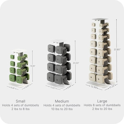 Dumbbell Racks, Space Saving Solution, Sturdy Cast Iron, Home Workout Storage, Heavy Weights Bearing, Home Strength Training