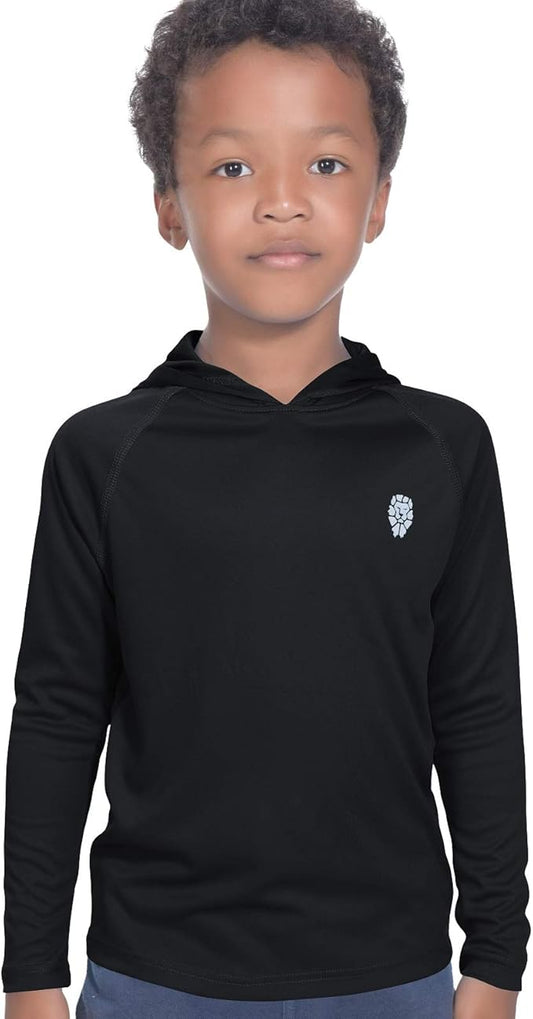 Hoodies for Boys Outdoor Recreation Shirts - Youth Athletic Tops Sun Protection UPF 50+