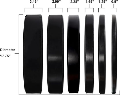 Olympic Bumper Plates Set, 2" Weight Plates for Strength Training & Weightlifting, Paris or Set or Set with Barbell, Multiple Options