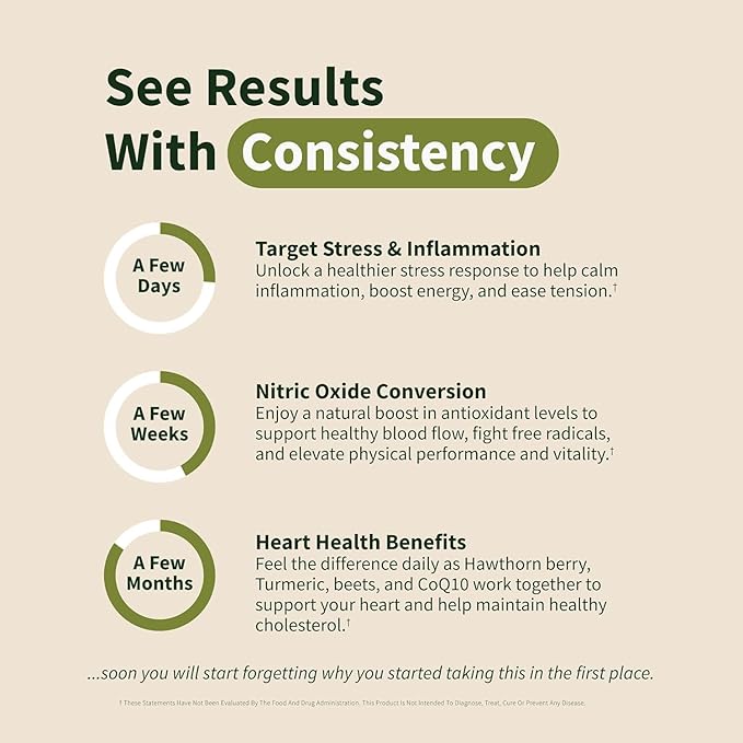 Snap Supplements Heart Health Supplements and Blood Circulation Supplements, 180 Capsules