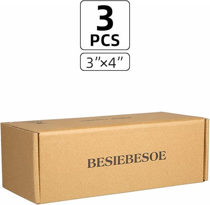 3×4 White Pillar Candles Set of 3 Unscented Handpoured Weddings, Home Decoration, Restaurants, Spa, Church Smokeless Cotton Wick