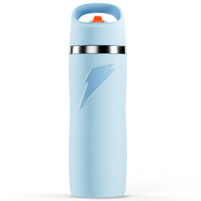 Gatorade 'Overtime' 22oz Stainless Steel Water Bottle, Straw Cap, Blue