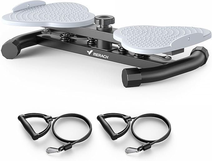 MERACH Waist Twister Machine, Ab Twist Board with 300 lbs Weight Capacity, Abs Workout for Slim Waist and Core Ab Exercise, Noiseless Home Gym Exercise Equipment for Women Men