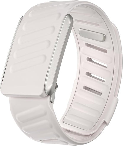 Comfort Durable Silicone Wristband Compatible with WHOOP 4.0 Band, Soft Silicone Sports Loop Strap for Men & Women, with U Shapped Connector