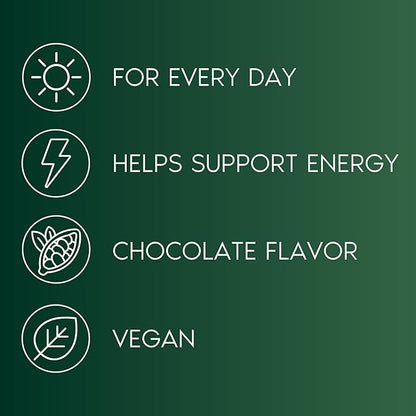 Primal Harvest Vegan Protein Powder for Nutritional Weight Support 20g Plant-Based Protein Per Serving from Fava Beans Chickpeas & Rice Chocolate Flavor 405g Gluten-Free Soy-Free No Added Sugar