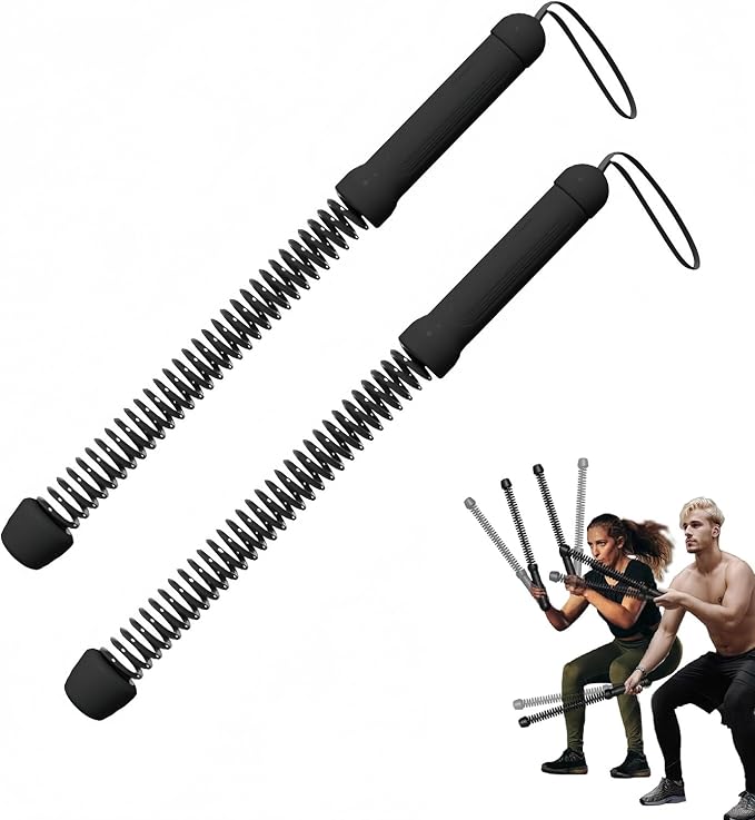 Ropeless Battle Rope Battle Ropes for Home Gym - 2PCS workout ropes with Non-Slip Handles, Durable Workout Ropes for All Fitness Levels