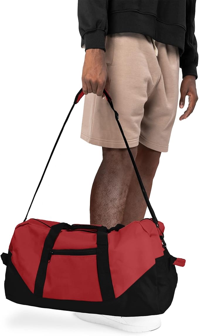 21" Large Duffle Bag with Adjustable Strap