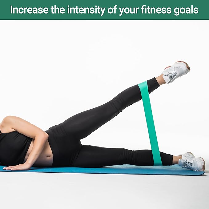 TechStone Resistance Bands Set for Men and Women, Pack of 5 Different Levels Elastic Band for Home Gym Long Exercise Workout – Great Fitness Equipment for Training, Yoga – Free Carrying Bag