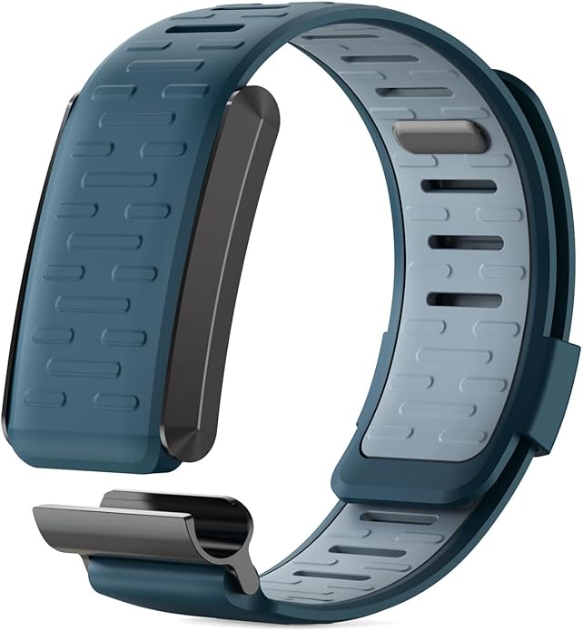 Men Women Soft Silicone Wristband Compatible with Whoop 4.0 Band Strap, Replacement Adjustable Breathable Sport Band for Whoop 4.0 & U-shaped Metal Frame