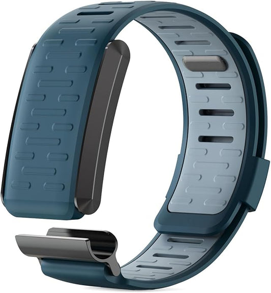 Men Women Soft Silicone Wristband Compatible with Whoop 4.0 Band Strap, Replacement Adjustable Breathable Sport Band for Whoop 4.0 & U-shaped Metal Frame