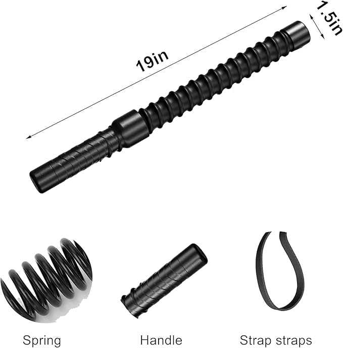 Ropeless Battle Ropes Weighted Workout Rope Fitness Exercise Training Bar for Home Gym