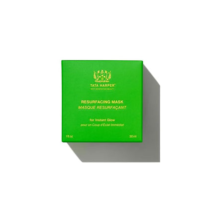 Tata Harper Resurfacing Mask, Instant Glow Face Mask, Gentle Exfoliating Face Mask, Enzyme Mask, Natural Skincare, 30ml