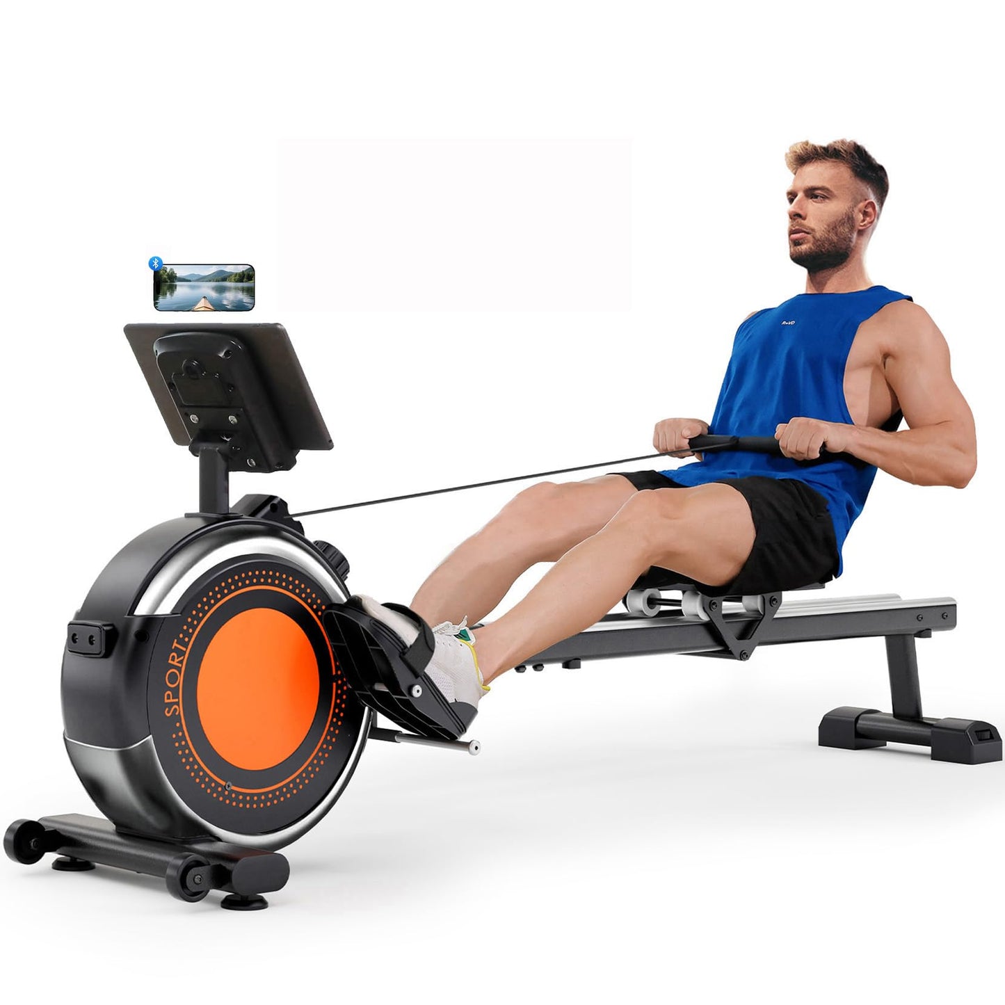 Dripex Rowing Machines for Home, Upgraded Rowing Machine Magnetic Rower, Max 360 LBS, 16 Levels of