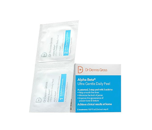 Dr. Dennis Gross Alpha Beta Ultra Gentle Daily Peel: for Dehydrated or Sensitive Skin, Uneven Tone