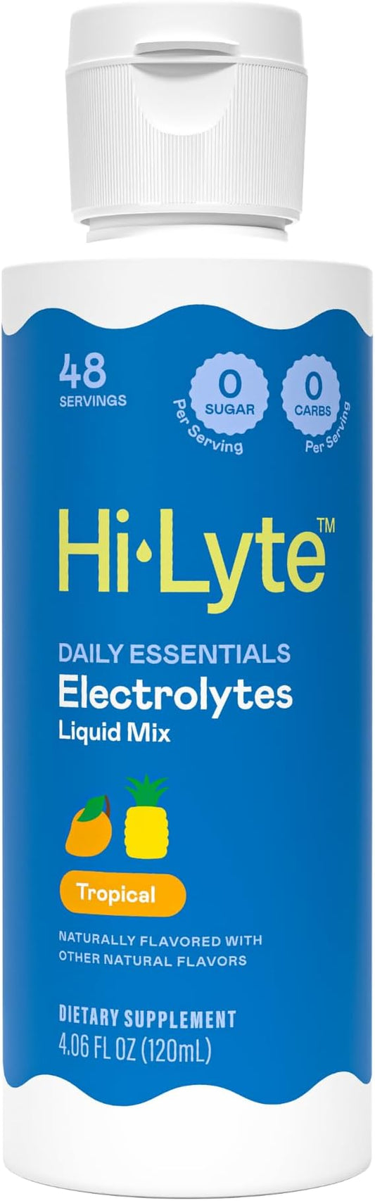 Hi-Lyte Electrolytes for Fasting, Immune Support and Rapid Hydration | Tropicals | NO Calories NO