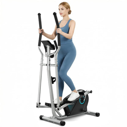 Dripex Elliptical Exercise Machine, Hyper-Quiet Magnetic Elliptical Machine for Home, 16-Level