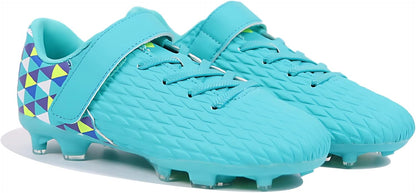 Soccer Cleats for Kids & Youth | Lightweight Football Shoes for Firm Ground | Durable Girls & Boys Soccer Cleats with Non-Slip Sole | Comfortable Soccer Boots | Unisex Size 11-6