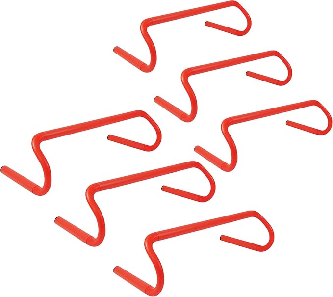 6 Pack Agility Speed Training Hurdles- 6" Detachable Agility Training Hurdles- Sports Practice Equipment for Athletes, Soccer, Basketball