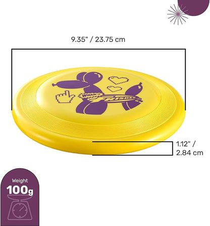 Wham-O Frisbee Fastback Flying Disc, 9.35 Inch Dog-Friendly Lightweight Sports Disc Toy for Outdoor Beach Backyard Games,Team Sports and Family Fun - 100g