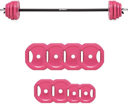 RitFit Adjustable Barbell Weight Set for Weightlifting and Strength Training in Home&Gym