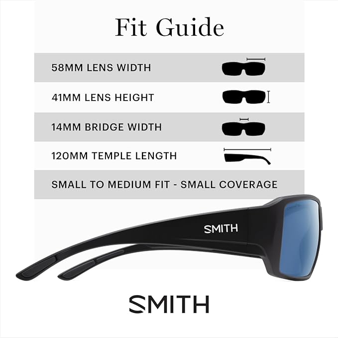 SMITH Guide's Choice S Sunglasses with Chromapop Lenses - Polarized Sunglasses - for Men & Women